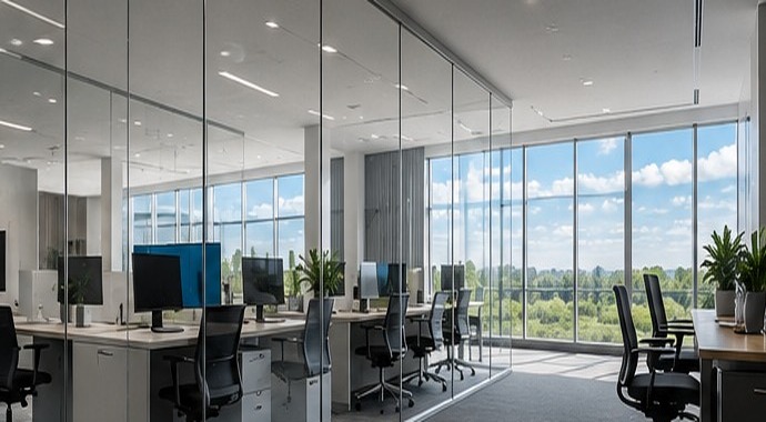 Spotless modern professional office